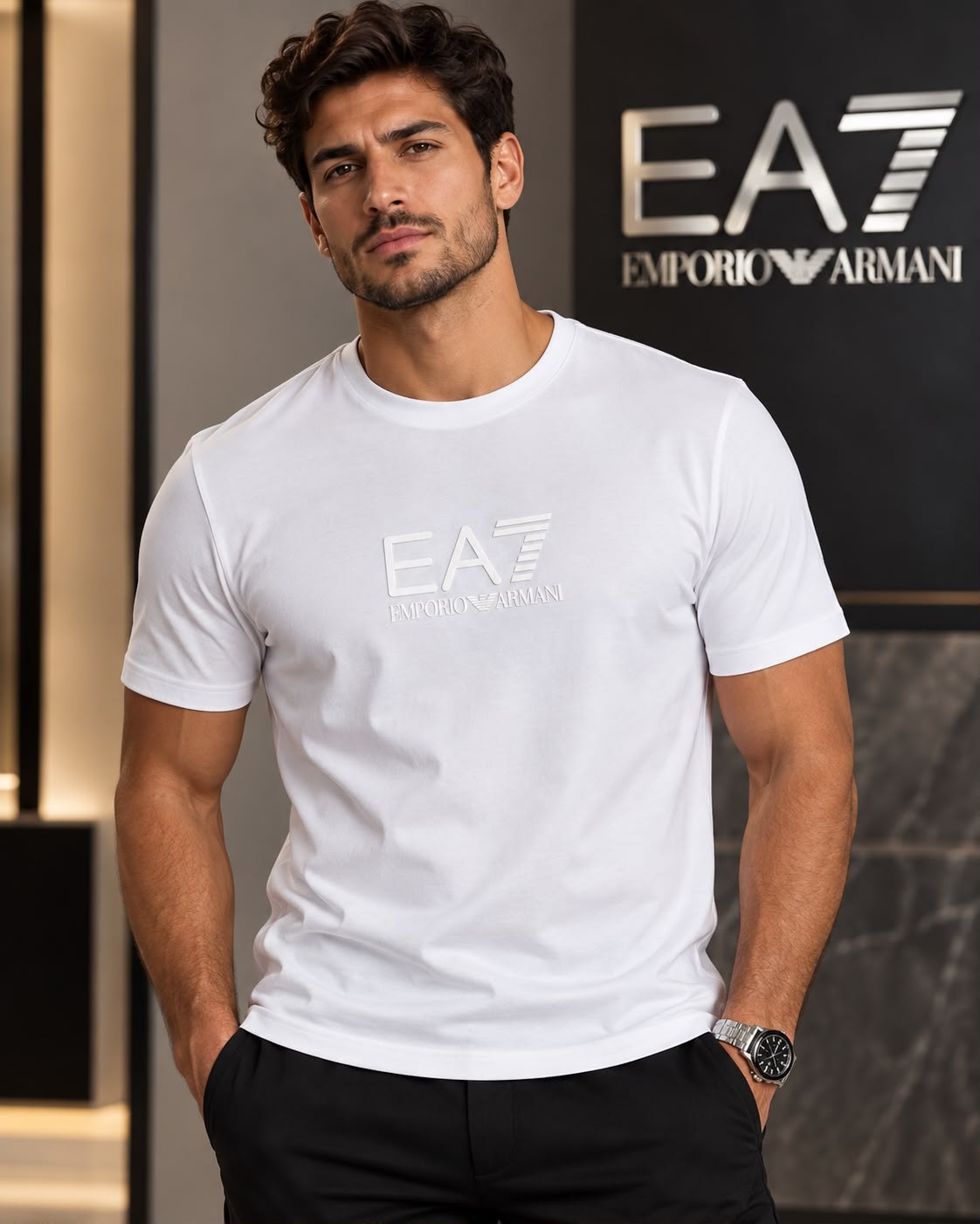 Camiseta Signature branca