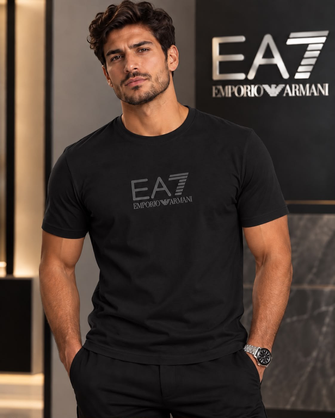Camiseta Signature preta